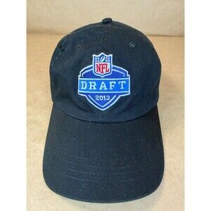 NFL DRAFT 2013 Black Adjustable Strapback Baseball Cap Hat League Logo Browns
